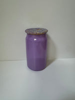 15 oz glass cup with blinged lid