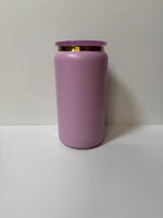 16 oz stainless steel gold rim