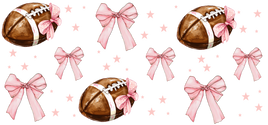 Football Bows UV Wrap