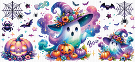 Iridescent Boo UV Wrap