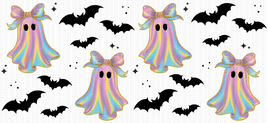 Iridescent Ghosts And Bats UV Wrap