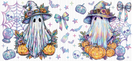 Iridescent Ghosts and Pumpkins UV Wrap
