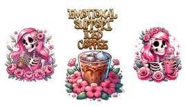 Emotional Support Iced Coffee