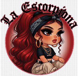 La Escorpiona UV Decal