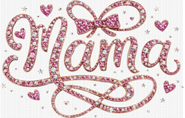 Mama Pink Rhinestone