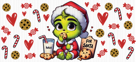 Milk For Santa Baby Green UV Wrap