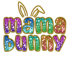 Mama Bunny embroidery