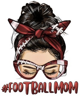 Football mom messy bun