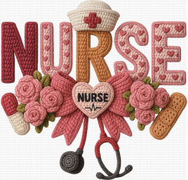 Nurse Pink Faux Yarn