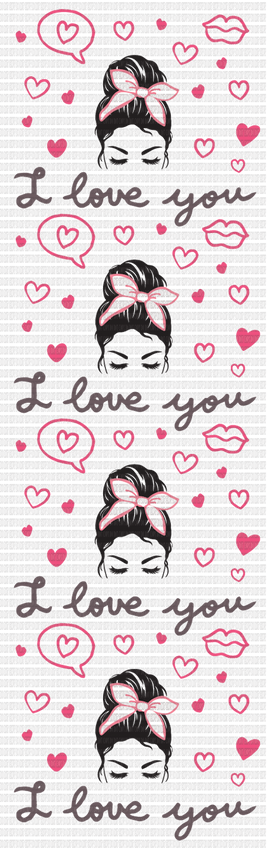 Love Messy Bun Pen Wrap