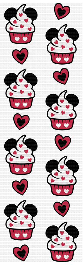 Love Mouse Cupcakes Pen Wrap