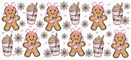 Pink Gingerbread Cookies And Coffee UV Wrap