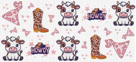 Pink Howdy Cows UV WRAP
