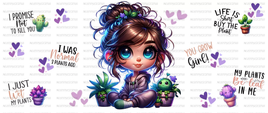 Cute Plant Lady UV Wrap