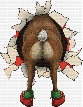 Christmas Reindeer (Back)