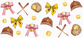 Softball Bows UV Wrap