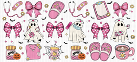 Spooky Pink Nurse UV Wrap