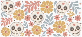 Sugarskulls floral UV Wrap