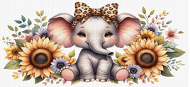 Sunflower Baby Elephant UV WRAP