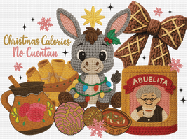 Tuki Christmas Calories Faux Yarn