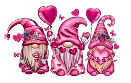 Valentine Pink Gnomes