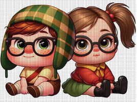 Adventure Chavo Chilindrina /sleeve Baby 6 in / DTF