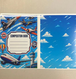 Airplane notebook cover