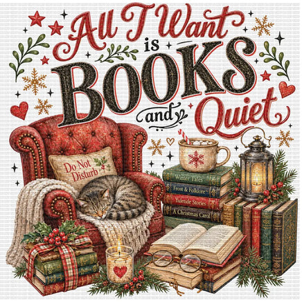 All I want is books and quiet