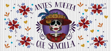 Antes Muerta Que Sencilla UV Wrap