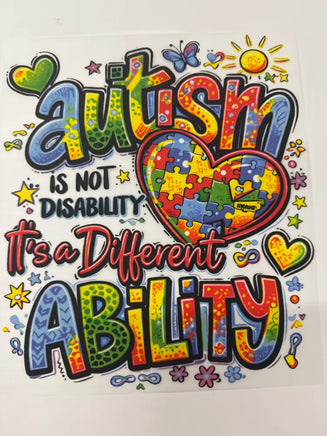 AUTISM IS NOT A DISABILITY DD