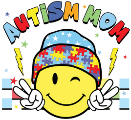 Autism mom smiley