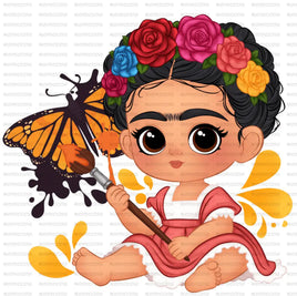 Baby Frida monarch butterfly