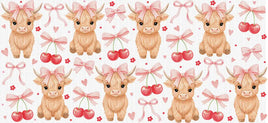 Baby Highland Bows and Cherries UV WRAP