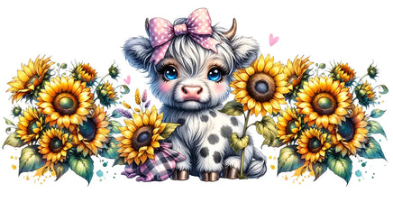 Baby highland cow UV Wrap