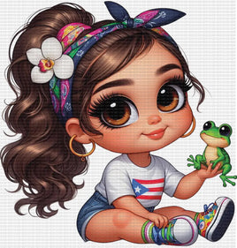 Baby Puerto Rican Ponytail