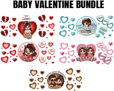 BABY VALENTINE UV DTF BUNDLE