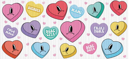 Bad Bunny Hearts UV Wrap