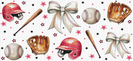 Baseball bows UV Wrap