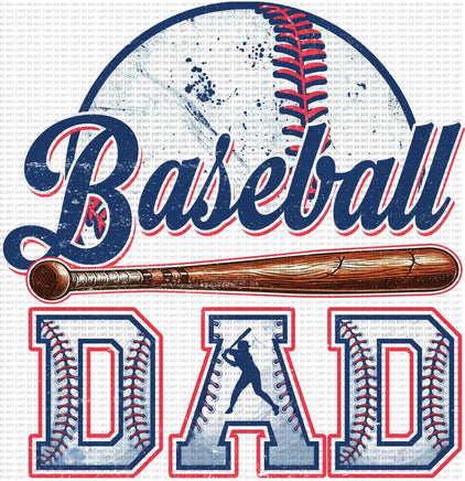 Baseball Dad Distressed