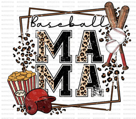 Baseball Mama DTF - Adult 10in