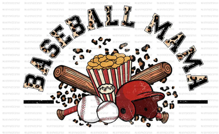 Baseball Mama DTF - Pocket 4in