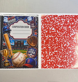 Baseball Notebook Cover