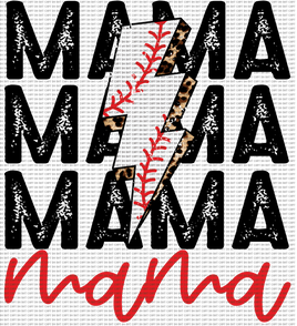 Baseball Mama Distressed
