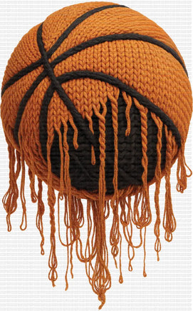 Basketball Drip Faux Yarn