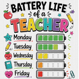 Battery life of a teacher
