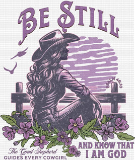 Be Still And Know That I Am God - Purple