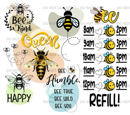 Bee tumbler wrap