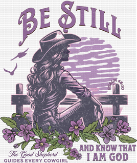 Be Still And Know That I Am God - Purple
