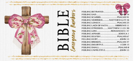 Bible Emergency Numbers UV Wrap