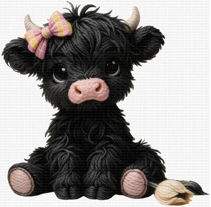 Black Highland Cow